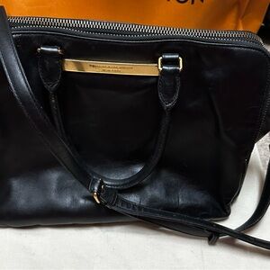 Marc Jacobs Black Leather Satchel
